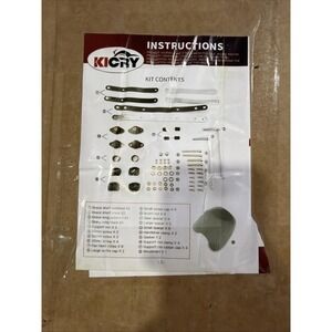 KI CRY Motorcycle Windshield Kit Green Tint Handlebar Mount Hardware Universal